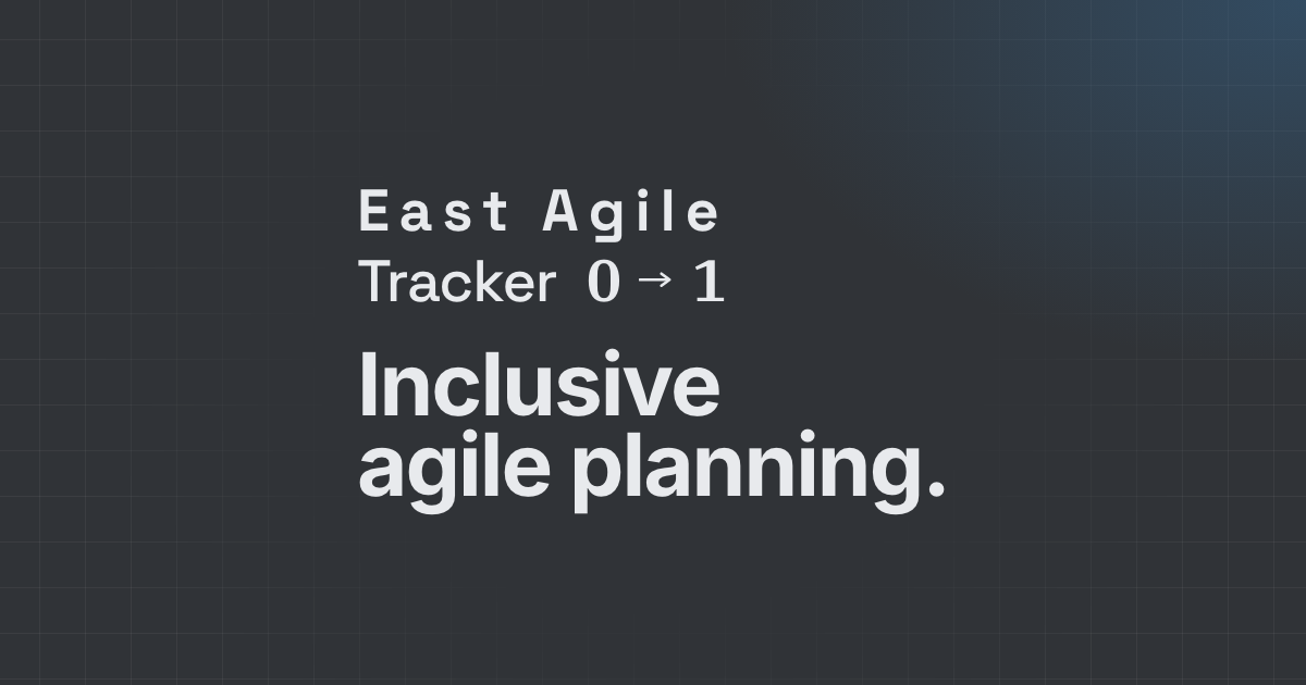 Lập kế hoạch linh hoạt miễn phí cùng agent AI — East Agile Tracker